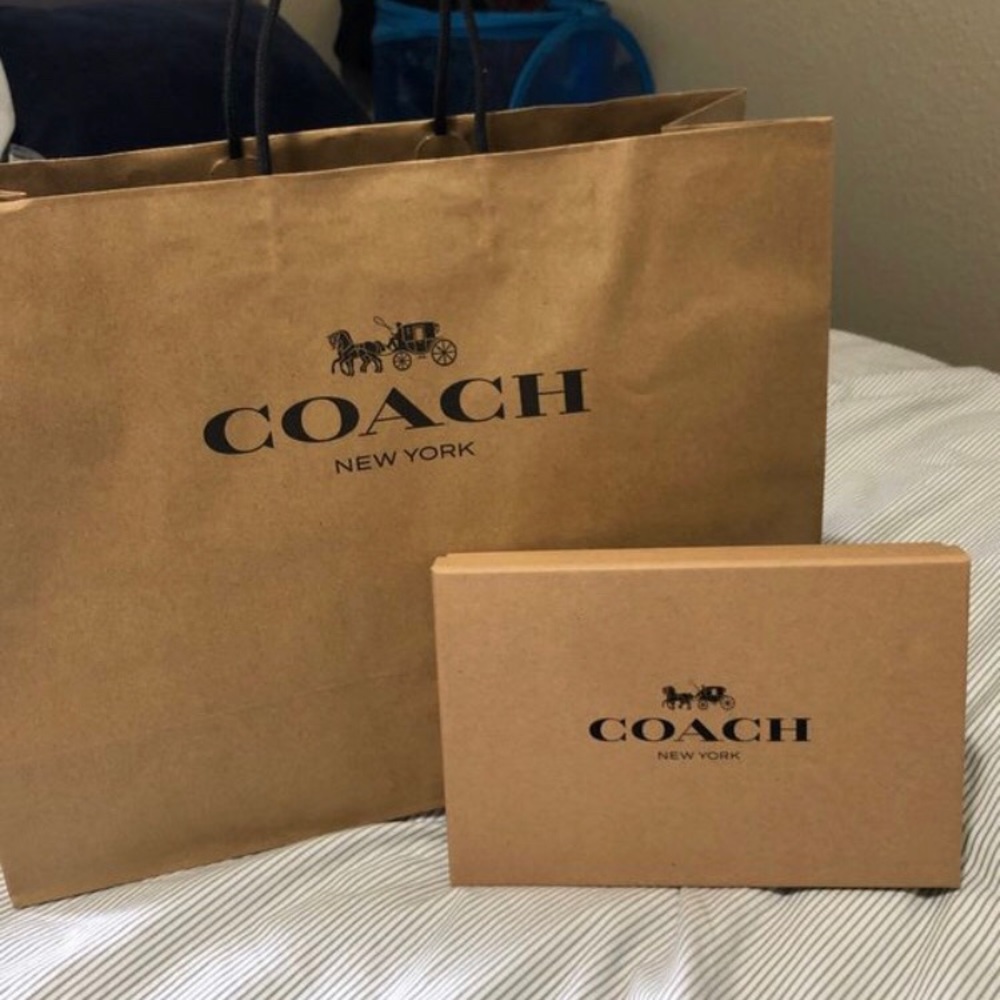 Men’s coach wallet, card holder, and key clip - Picture 2 of 5